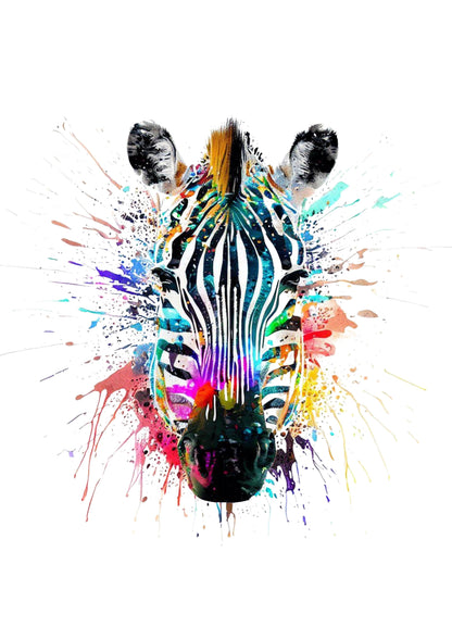 Zebra Wall Art Canvas Print