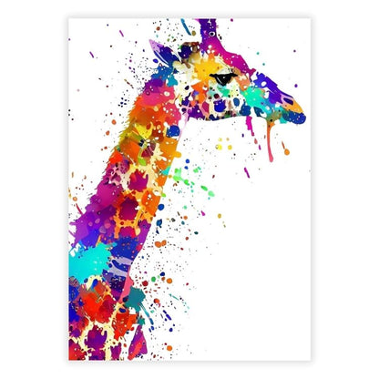 Harold Giraffe Wall Art Canvas Print