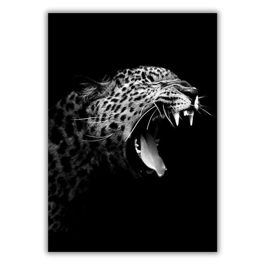 African Safari Cheetah Wall Art Canvas Print