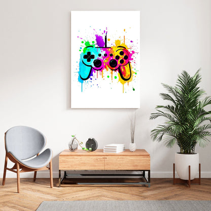 Gamer Wall Art Canvas Print