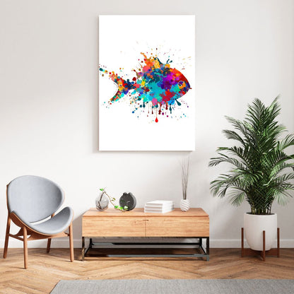 Fish Wall Art Canvas Print