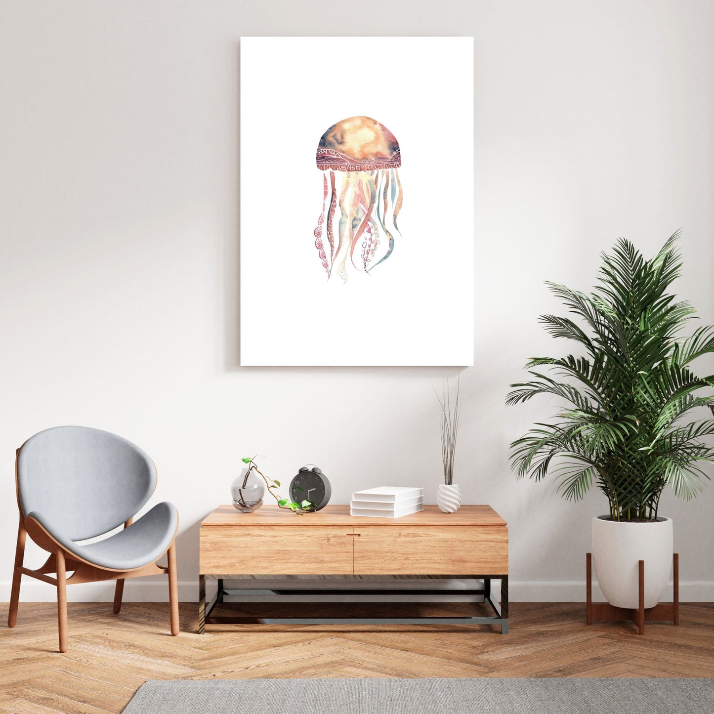 Jellyfish Wall Art Canvas Print