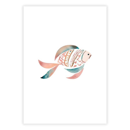 Fish Frolic Wall Art Canvas Print