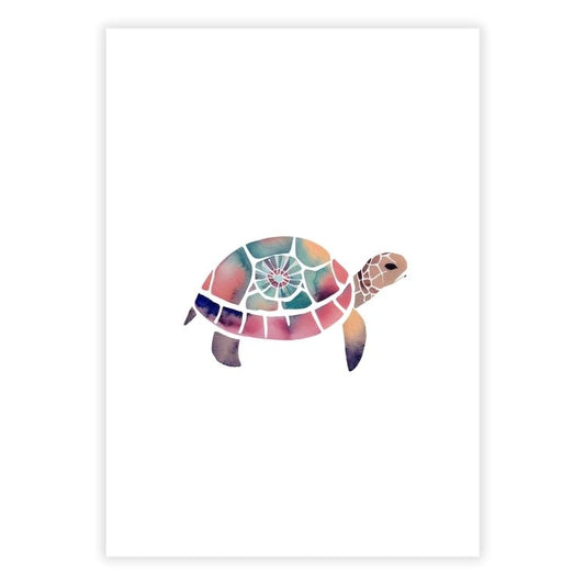 Turtle Love Wall Art Canvas Print