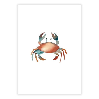 Crab Crawl Wall Art Canvas Print