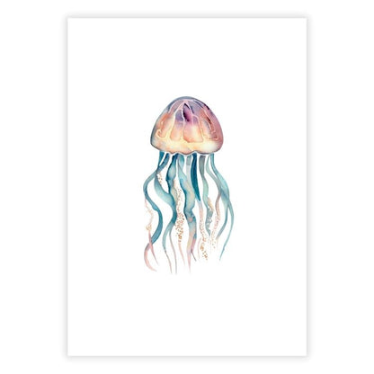 Jellyfish Vibe Wall Art Canvas Print