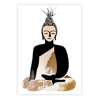 Buddha Mantra Wall Art Canvas Print