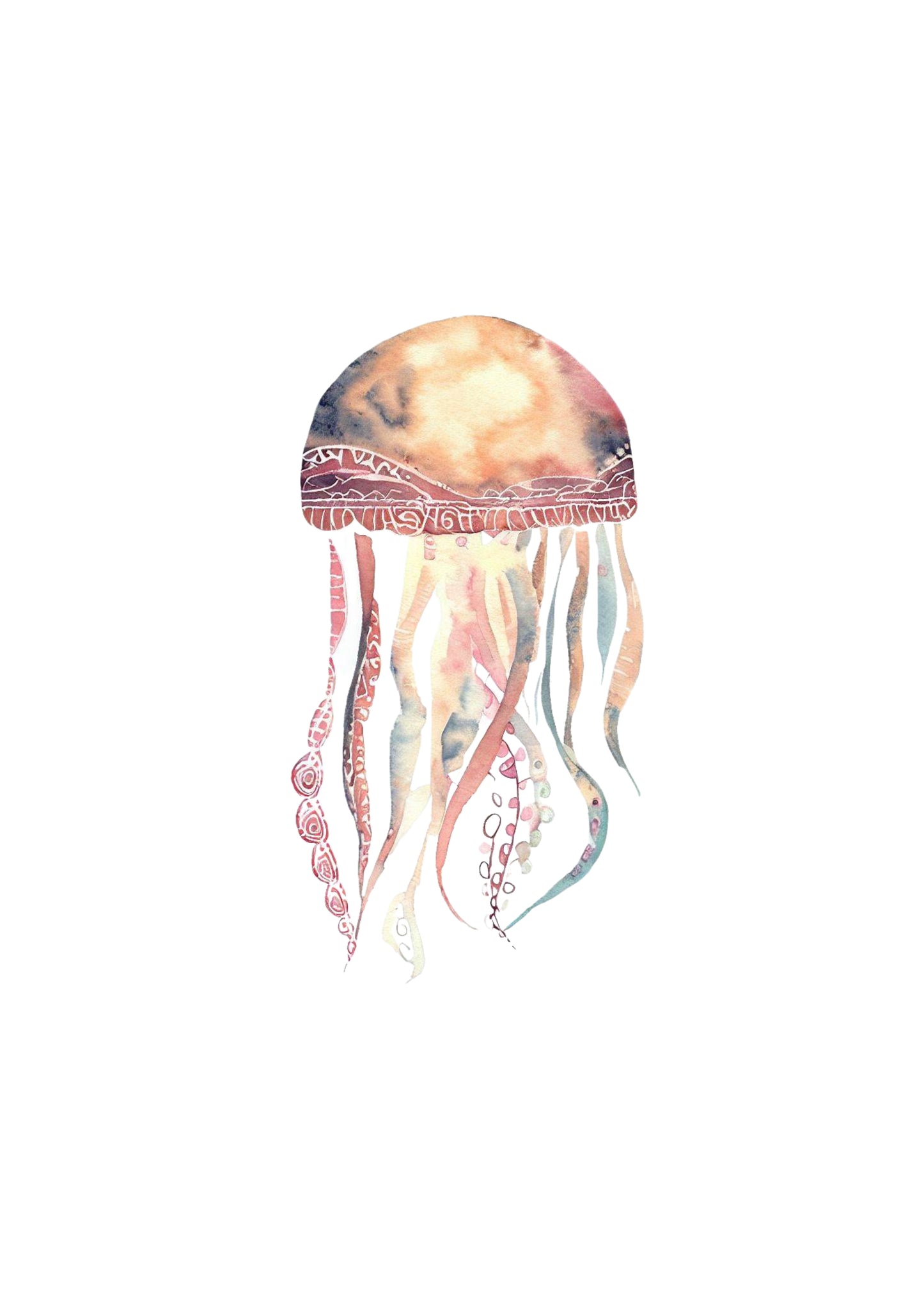 Jellyfish Wall Art Canvas Print