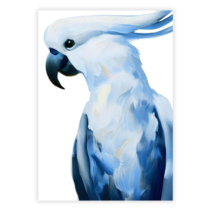 Hamptons Cockatoo Wall Art Canvas Print