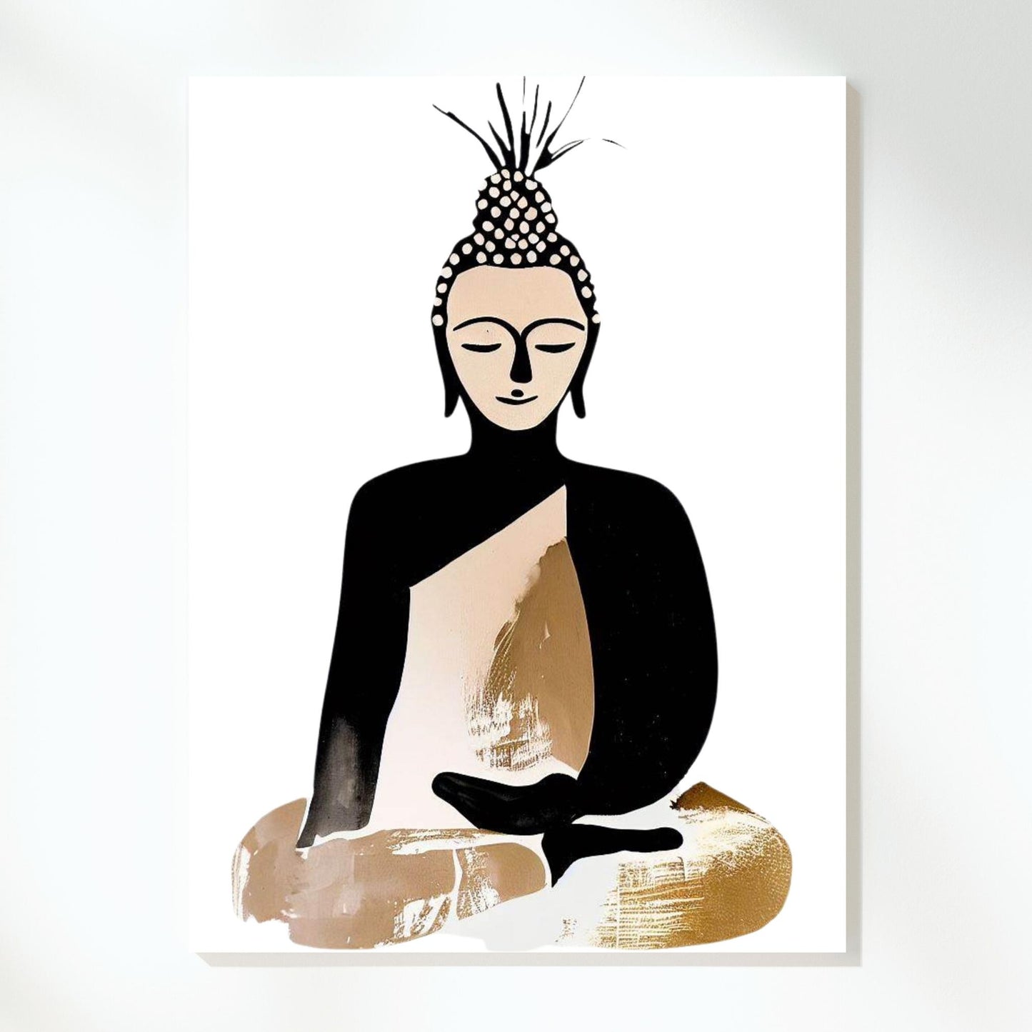 Buddha Mantra Wall Art Canvas Print