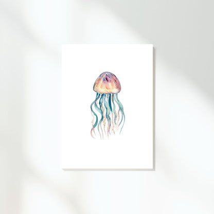 Jellyfish Vibe Wall Art Canvas Print