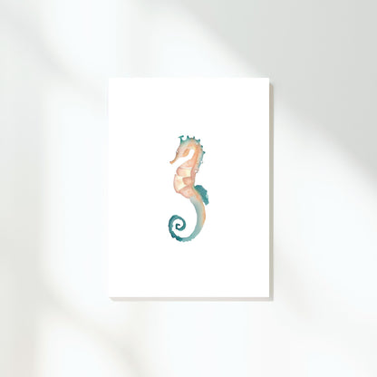 Seahorse Adore Wall Art Canvas Print