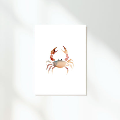 Crab Wall Art Canvas Print