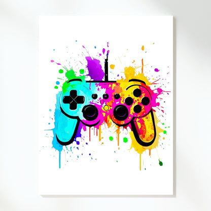 Gamer Wall Art Canvas Print