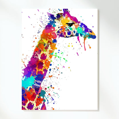 Harold Giraffe Wall Art Canvas Print