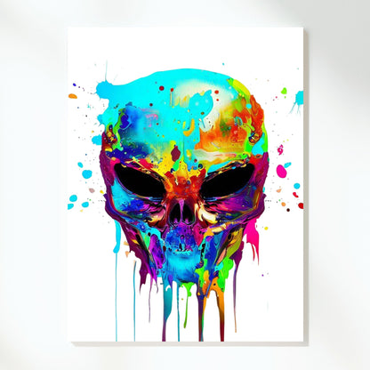 Alien Intrigue Wall Art Canvas Print