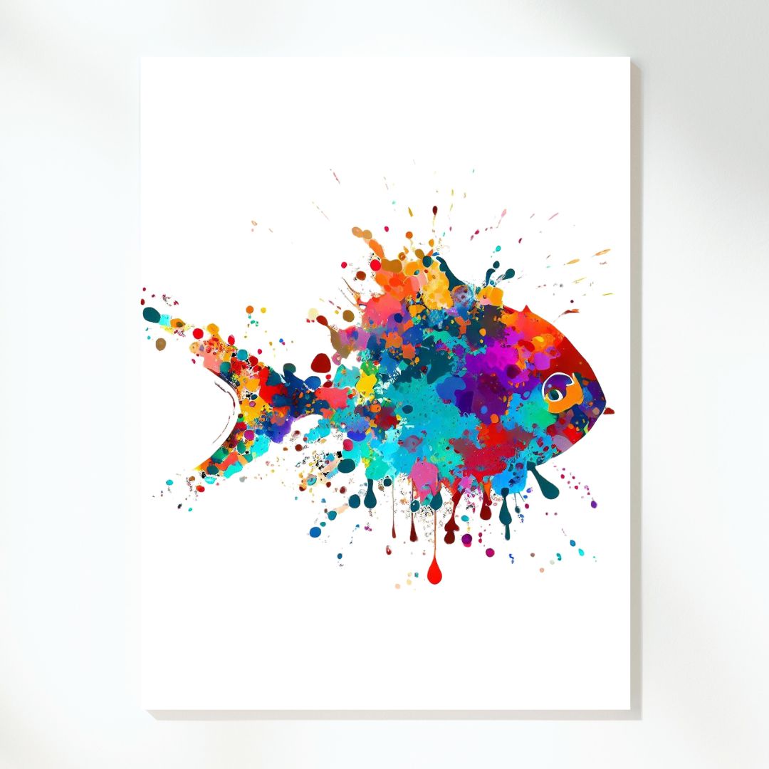 Fish Wall Art Canvas Print