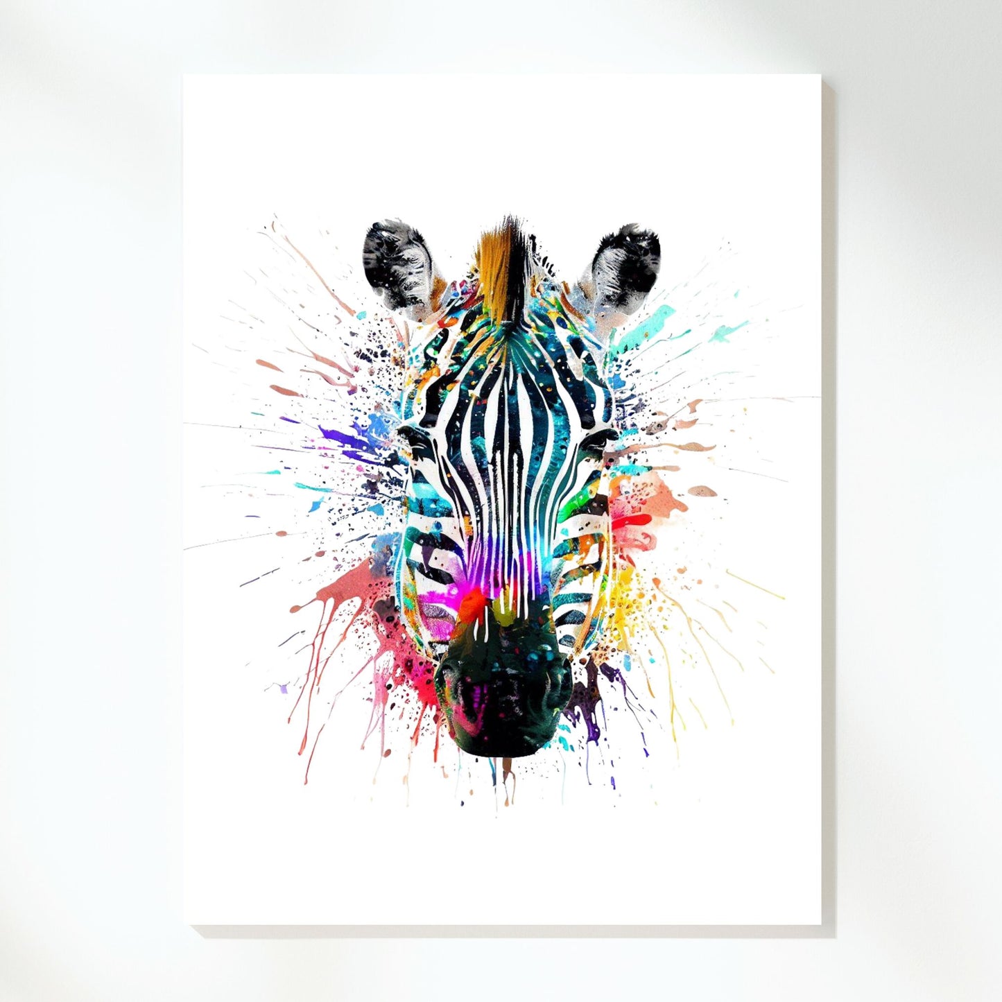 Zebra Wall Art Canvas Print