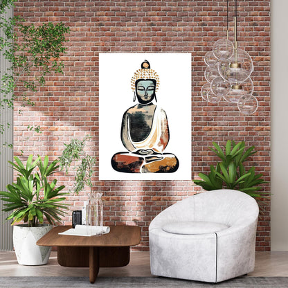 Buddha Peace Wall Art Canvas Print