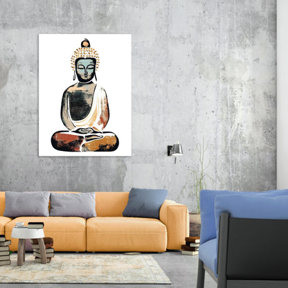 Buddha Peace Wall Art Canvas Print