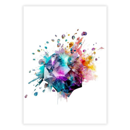 Crystal Explosion Wall Art Canvas Print