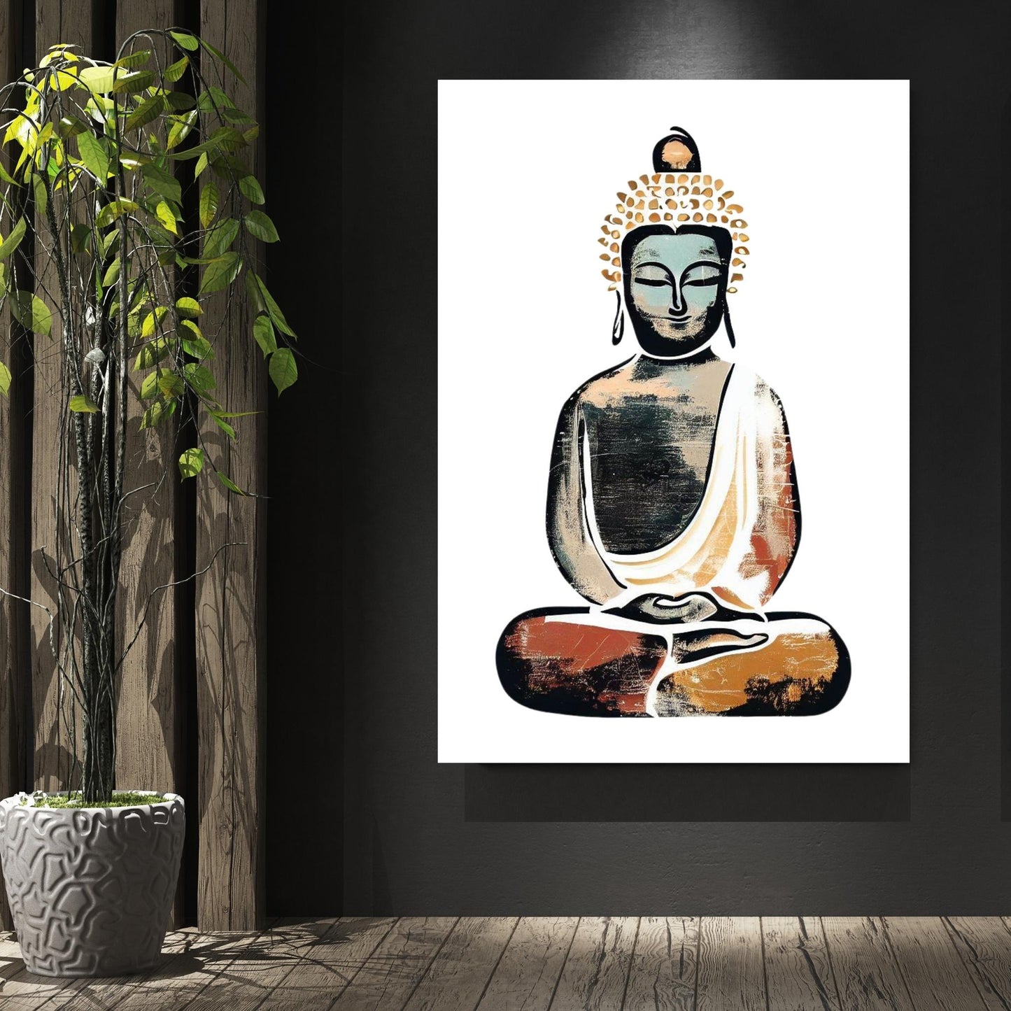 Buddha Peace Wall Art Canvas Print