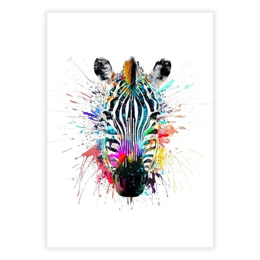 Zebra Wall Art Canvas Print