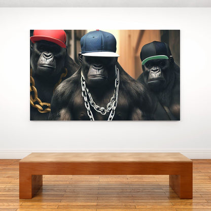 Don't Be Messin Wall Art Canvas Print