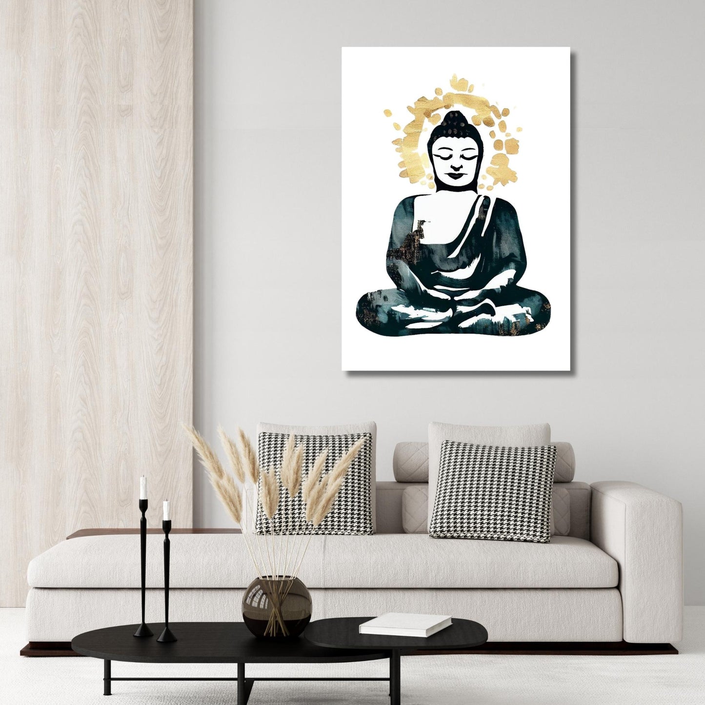 Buddha Meditate Wall Art Canvas Print