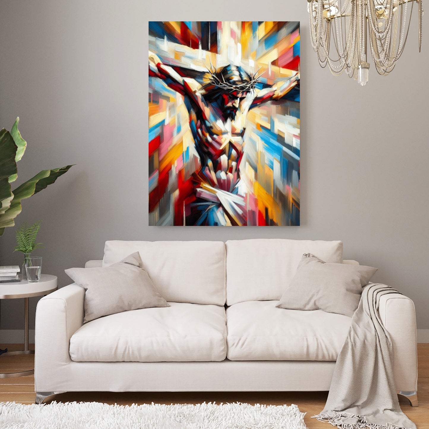 Crucifixion Wall Art Canvas Print