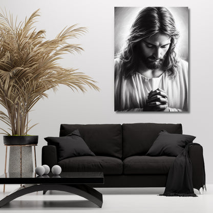 Divine Christ Wall Art Canvas Print