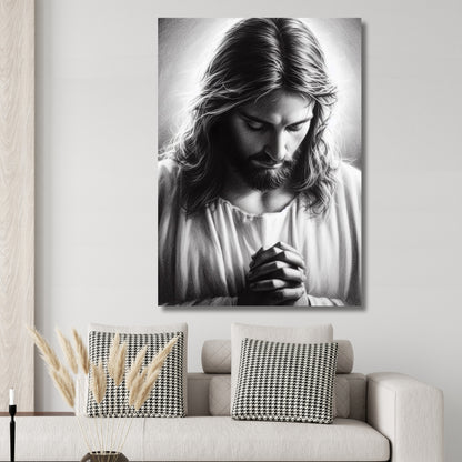 Divine Christ Wall Art Canvas Print