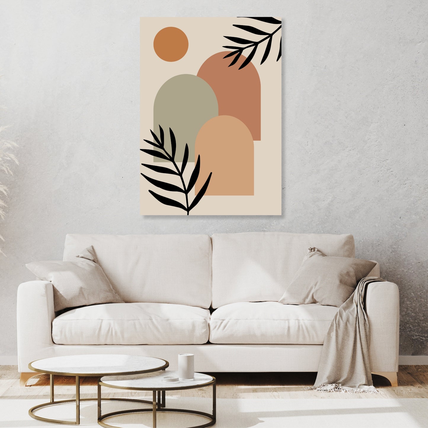 Dreamer's Dusk Boho Wall Art Canvas Print