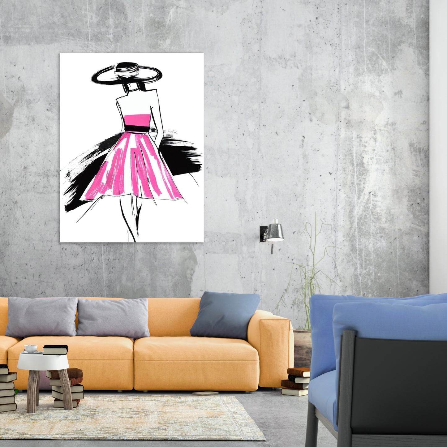 Runway Elegance Wall Art Canvas Print