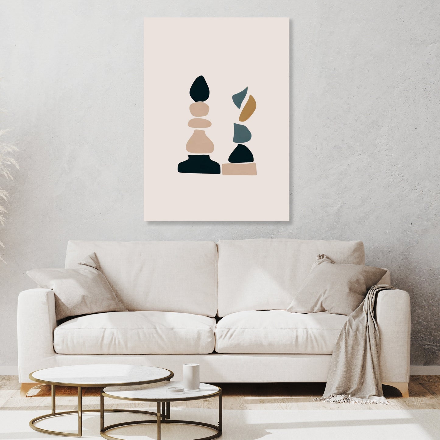 Kings and Queens Boho Wall Art Canvas Print