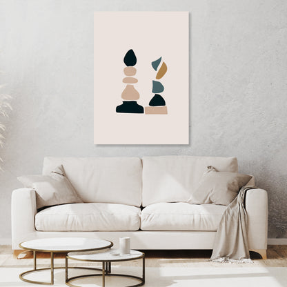 Kings and Queens Boho Wall Art Canvas Print