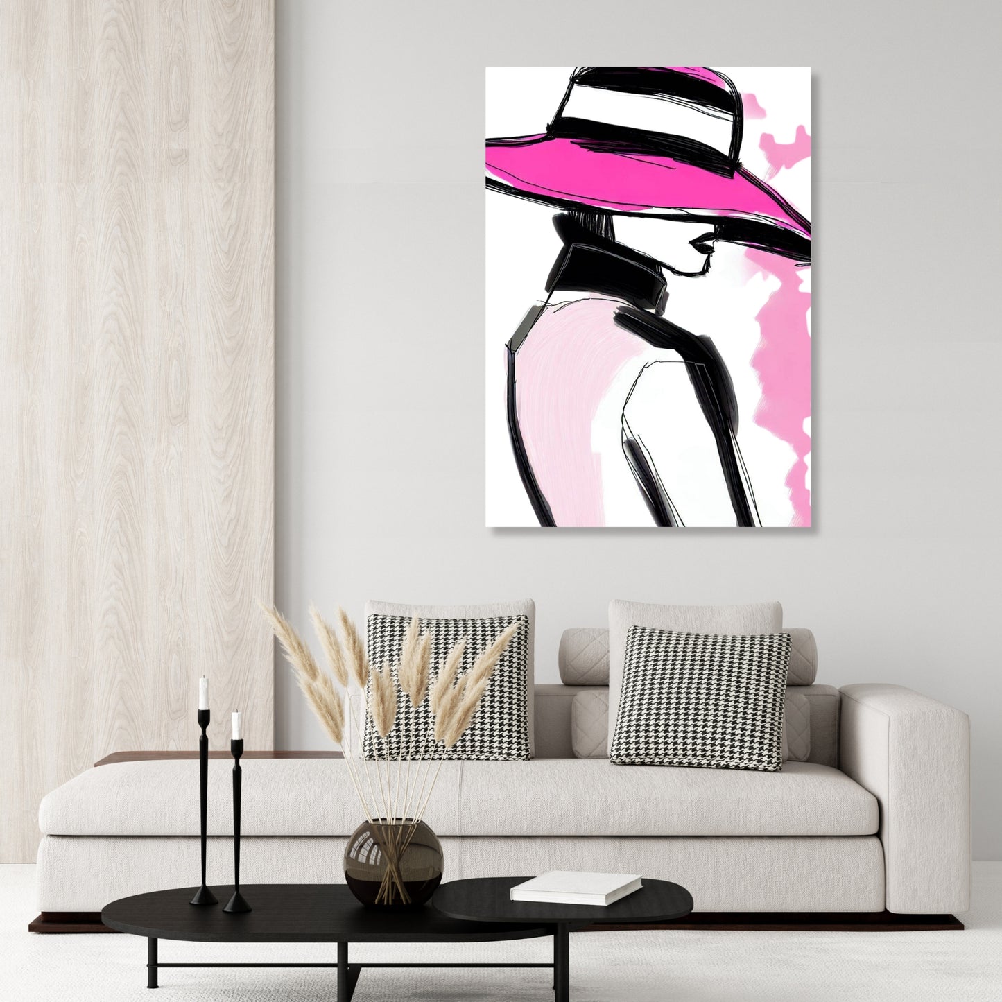 Lady of Glamour Wall Art Canvas Print