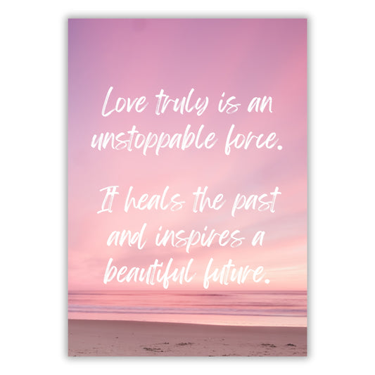 Love Inspirational Wall Art Canvas Print