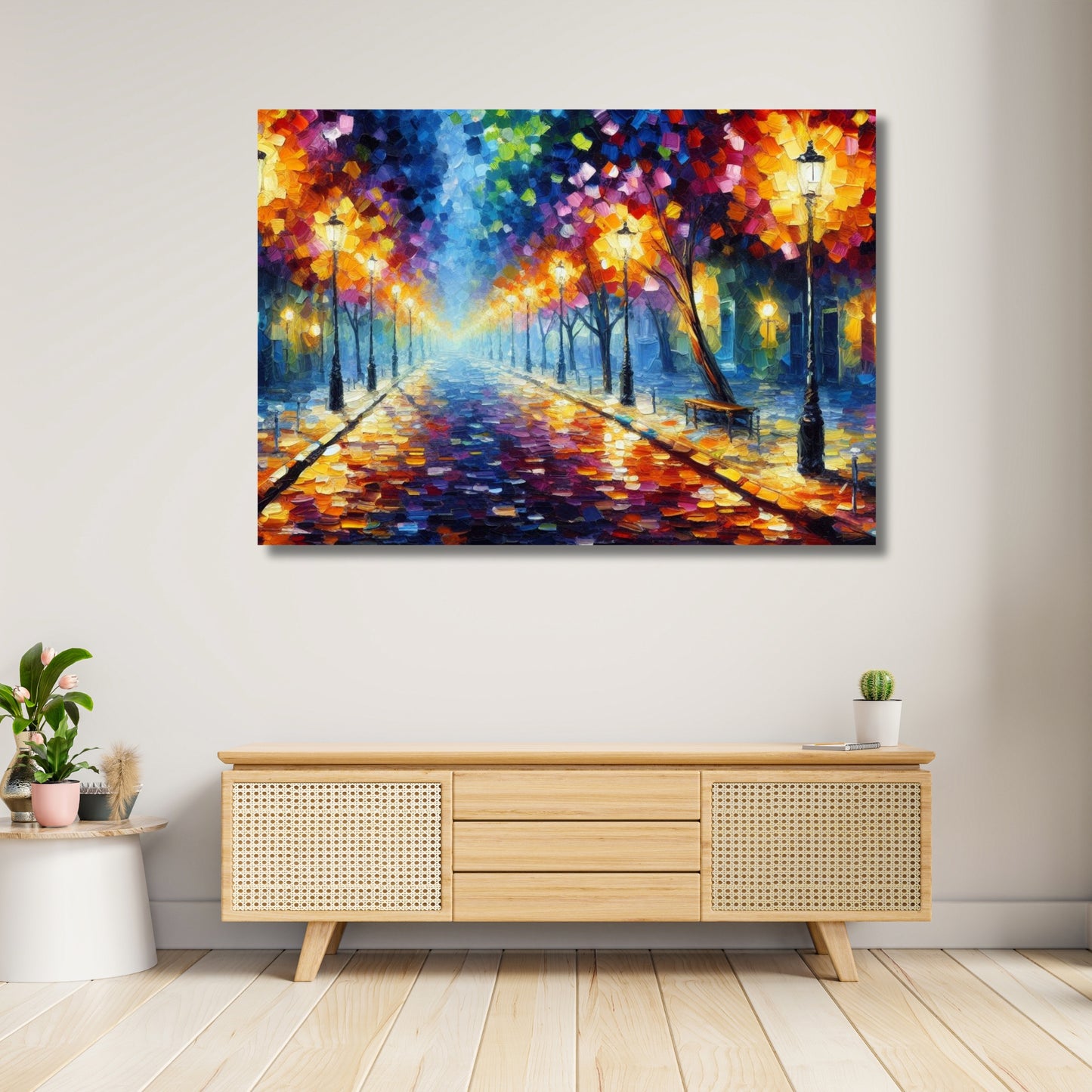 A Blissful Night Wall Art Canvas Print