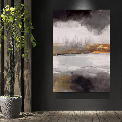 Horizon Abstract Wall Art Canvas Print