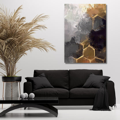 Shifting Perspectives Abstract Wall Art Canvas Print