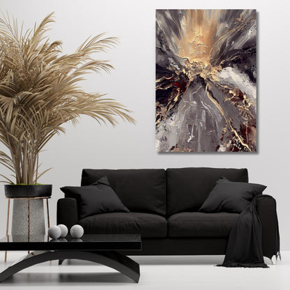 Elemental Abstract Wall Art Canvas Print