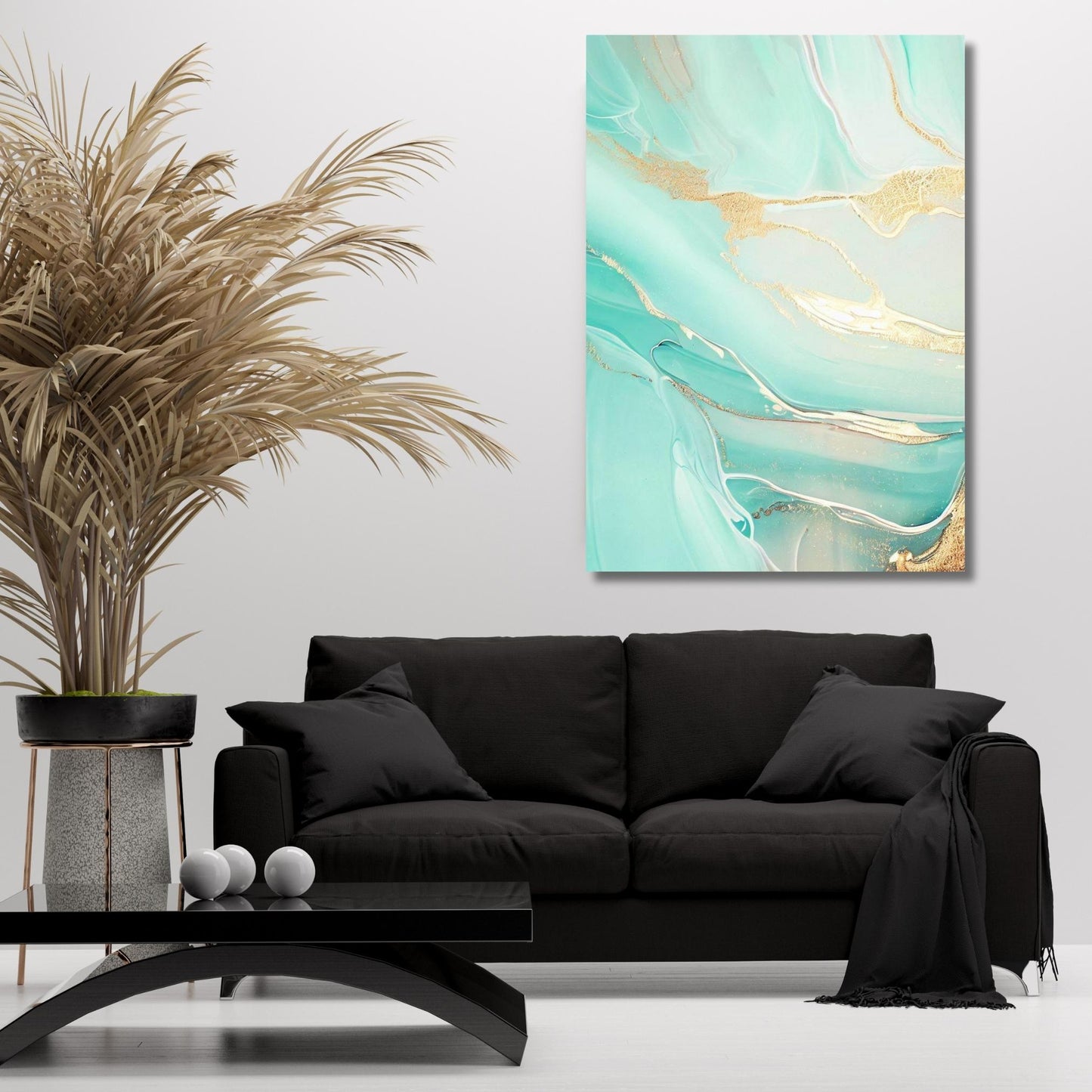 Reflections Abstract Wall Art Canvas Print