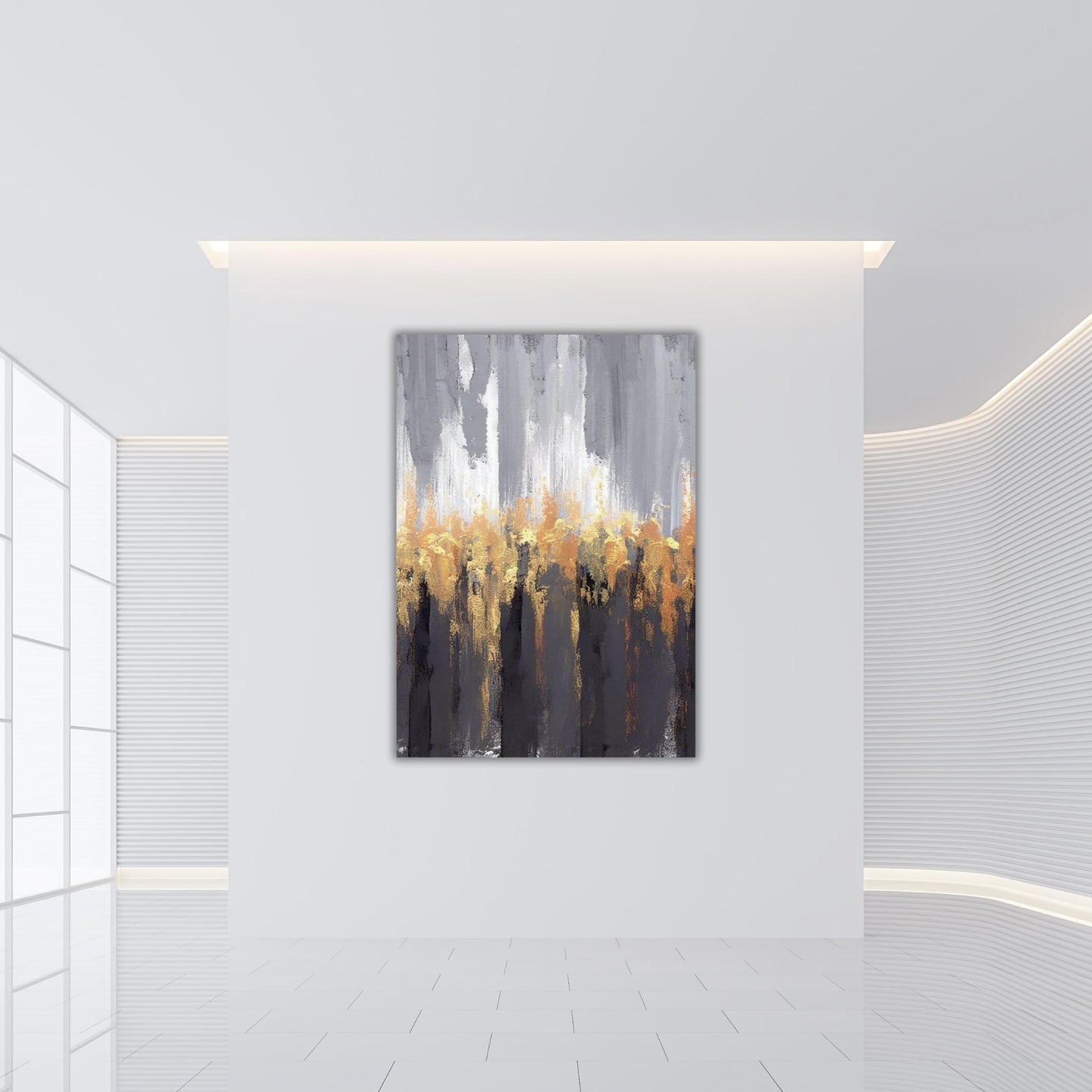 Labyrinth of Emotions Abstract Wall Art Canvas Print