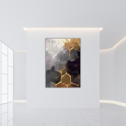 Shifting Perspectives Abstract Wall Art Canvas Print