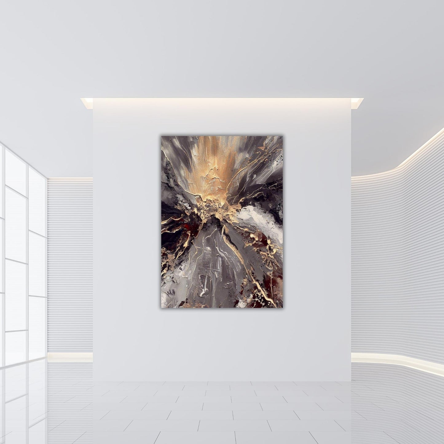 Elemental Abstract Wall Art Canvas Print