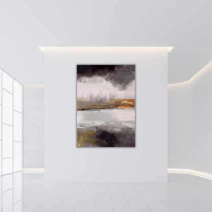 Horizon Abstract Wall Art Canvas Print