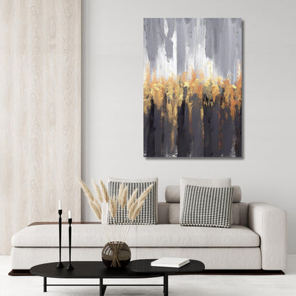 Labyrinth of Emotions Abstract Wall Art Canvas Print