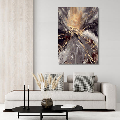 Elemental Abstract Wall Art Canvas Print