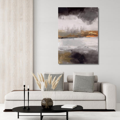 Horizon Abstract Wall Art Canvas Print